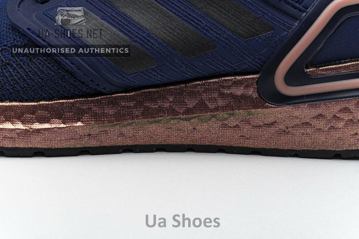 FV4394 adidas Ultra BOOST 20 CONSORTIUM Dark Blue Gold Real Boost - Image 8