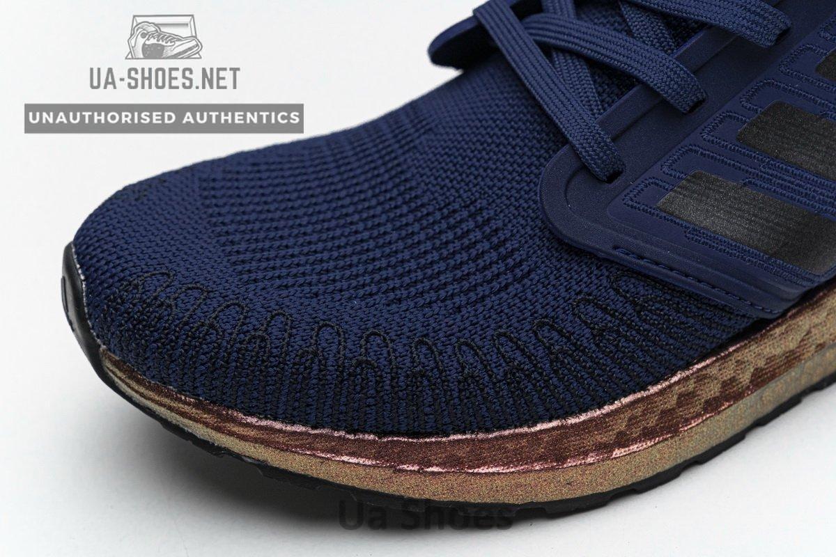 FV4394 adidas Ultra BOOST 20 CONSORTIUM Dark Blue Gold Real Boost - Image 9