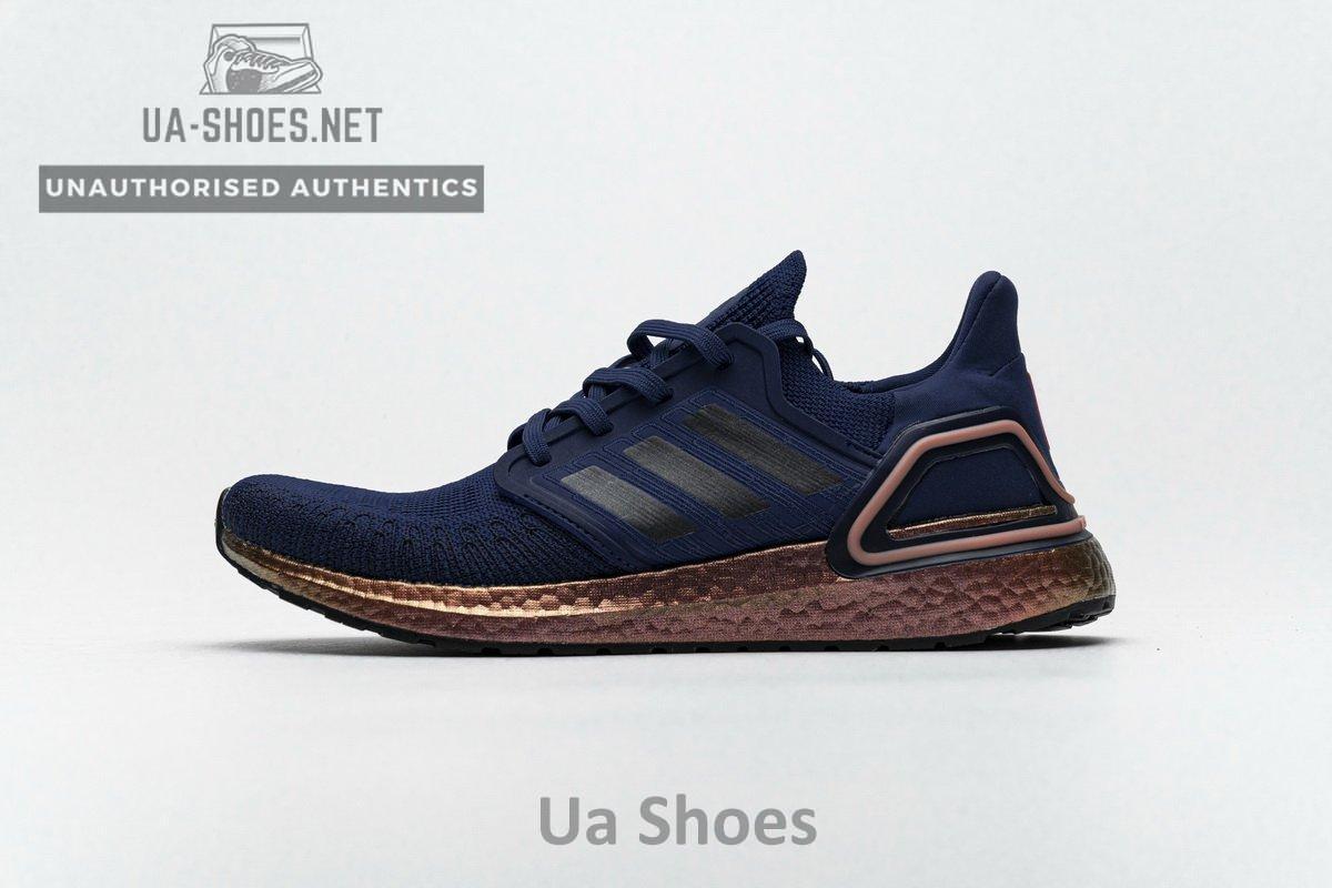 FV4394 adidas Ultra BOOST 20 CONSORTIUM Dark Blue Gold Real Boost - Image 13