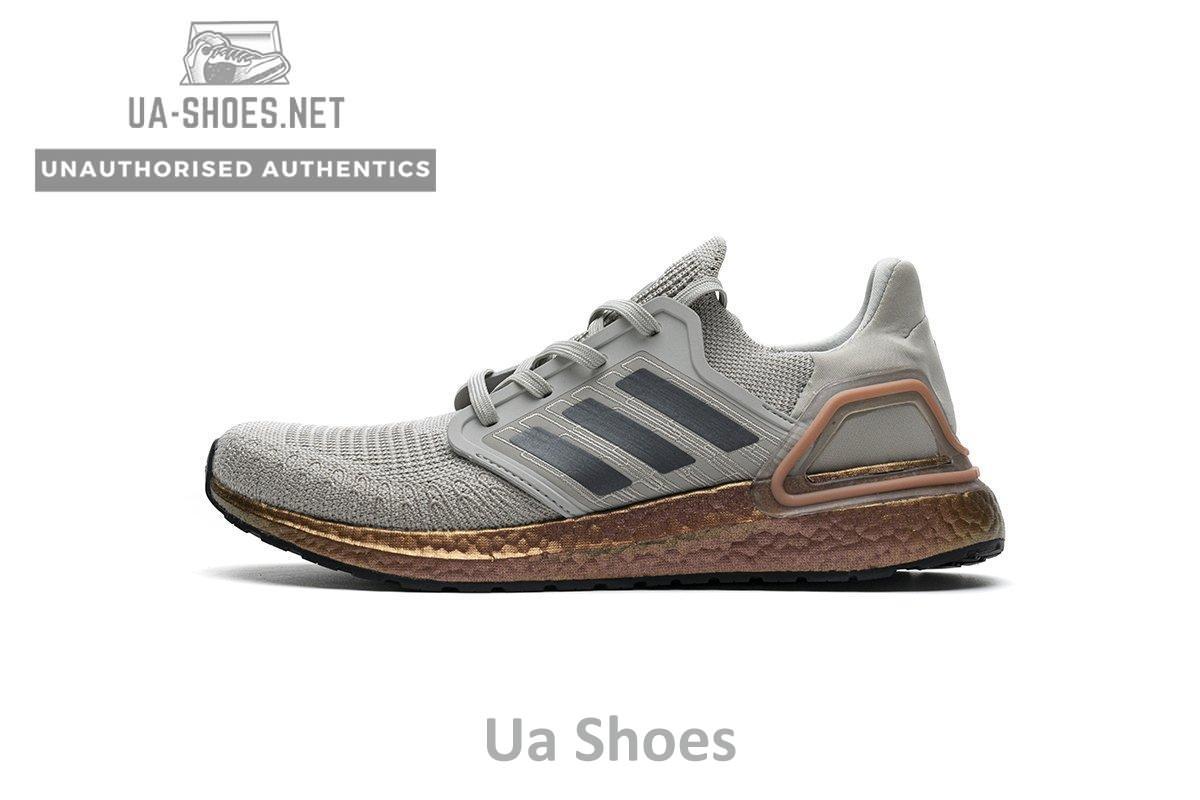 FV4389 adidas Ultra BOOST 20 CONSORTIUM Metal Grey and Coral Real Boost