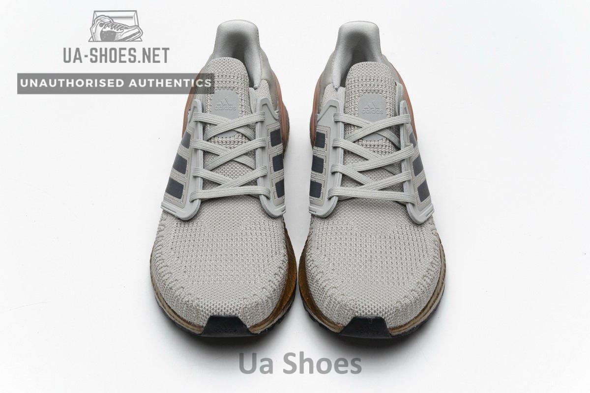 FV4389 adidas Ultra BOOST 20 CONSORTIUM Metal Grey and Coral Real Boost - Image 5
