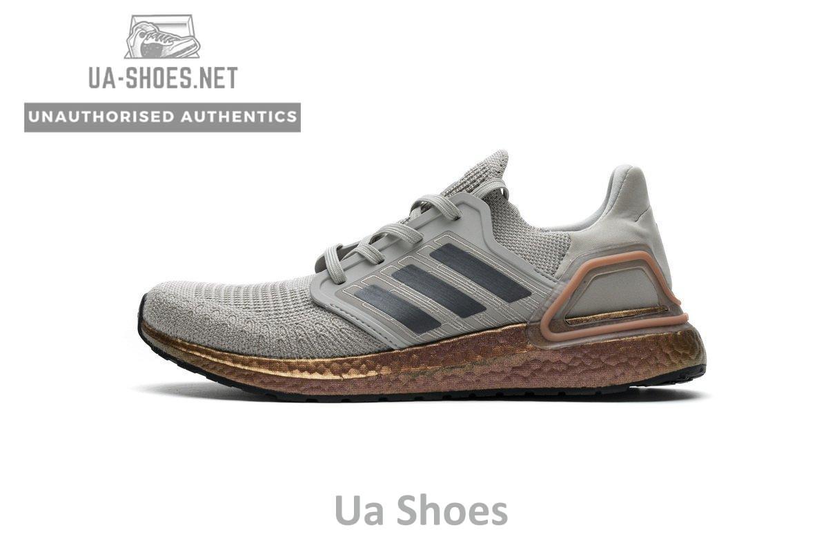 FV4389 adidas Ultra BOOST 20 CONSORTIUM Metal Grey and Coral Real Boost - Image 12