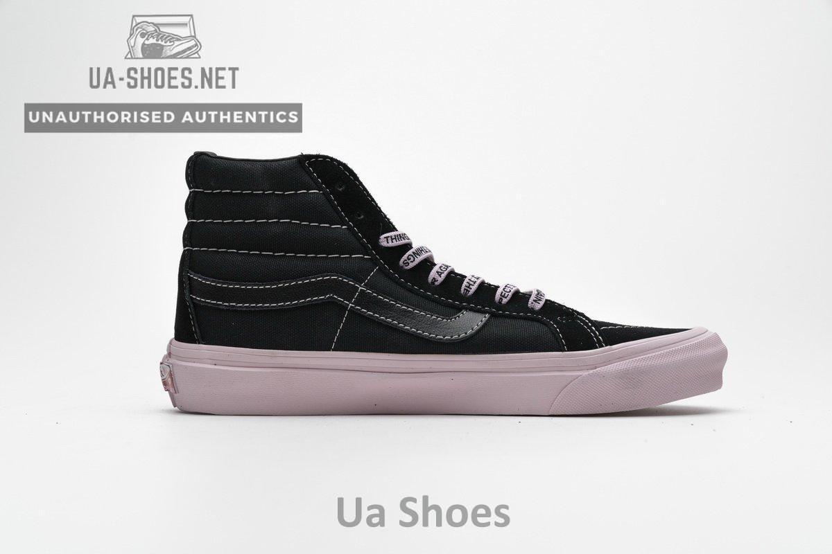 VN0A36C7OYN Vans OG SK8-HI LX Black Pink - Image 11