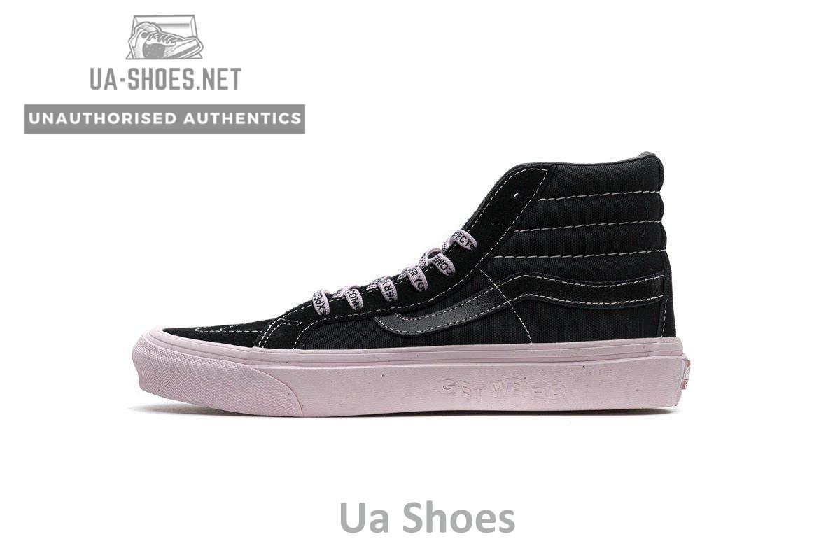 VN0A36C7OYN Vans OG SK8-HI LX Black Pink - Image 12