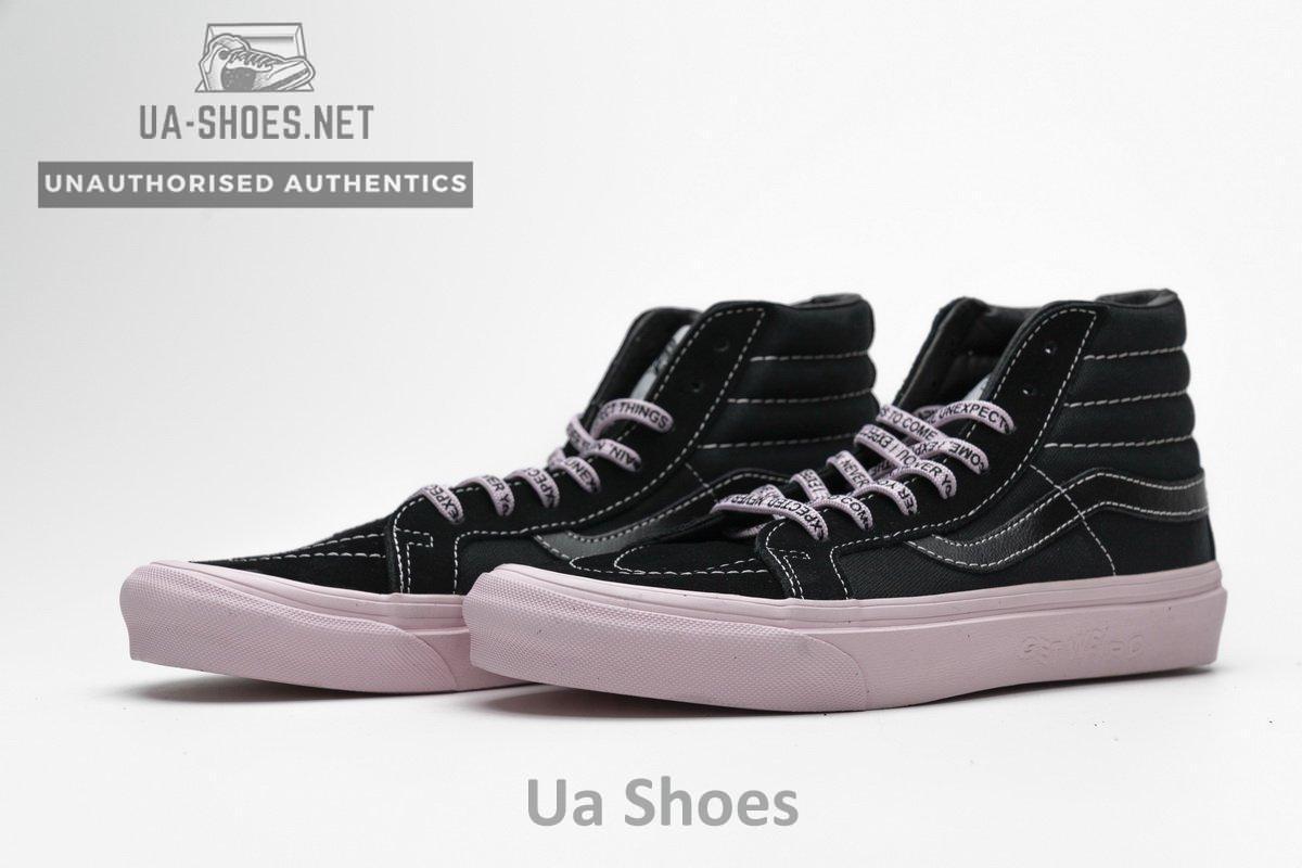 VN0A36C7OYN Vans OG SK8-HI LX Black Pink - Image 5