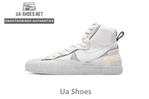 BV0072-100 Sacai x Nike Blazer Mid White Grey