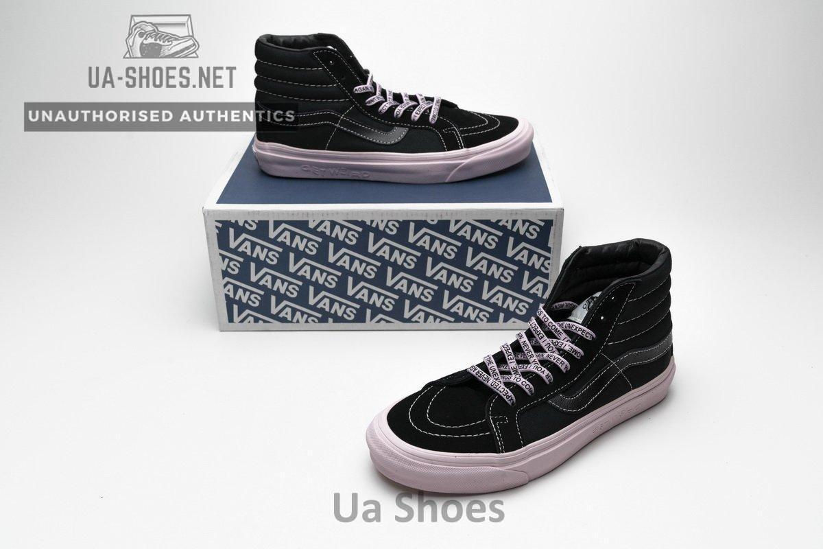 VN0A36C7OYN Vans OG SK8-HI LX Black Pink - Image 4
