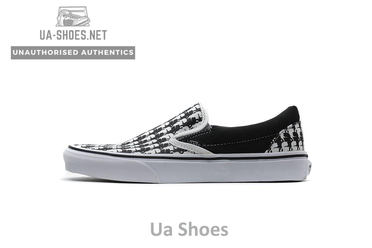 Vans Classic Slip-On Karl Lagerfeld Black White
