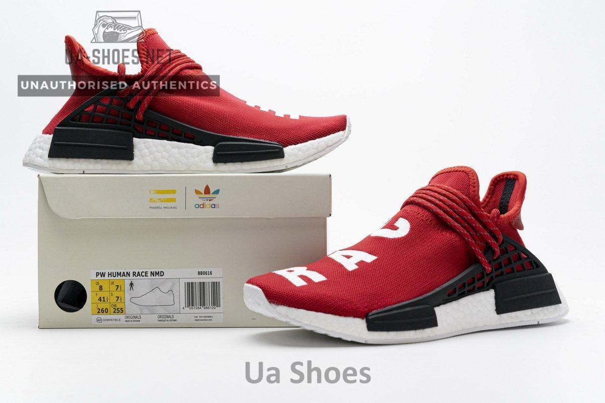 Pharrell Williams x Adidas NMD Human Race “Red” Real Boost BB0616 - Image 2