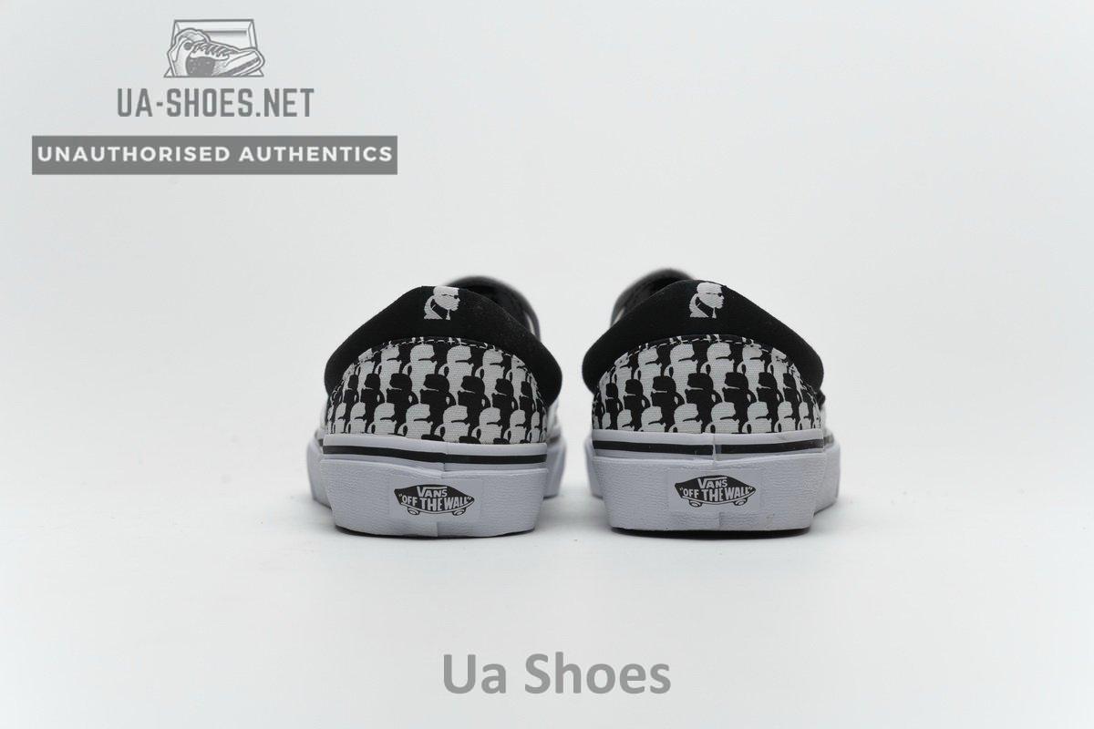 Vans Classic Slip-On Karl Lagerfeld Black White - Image 6