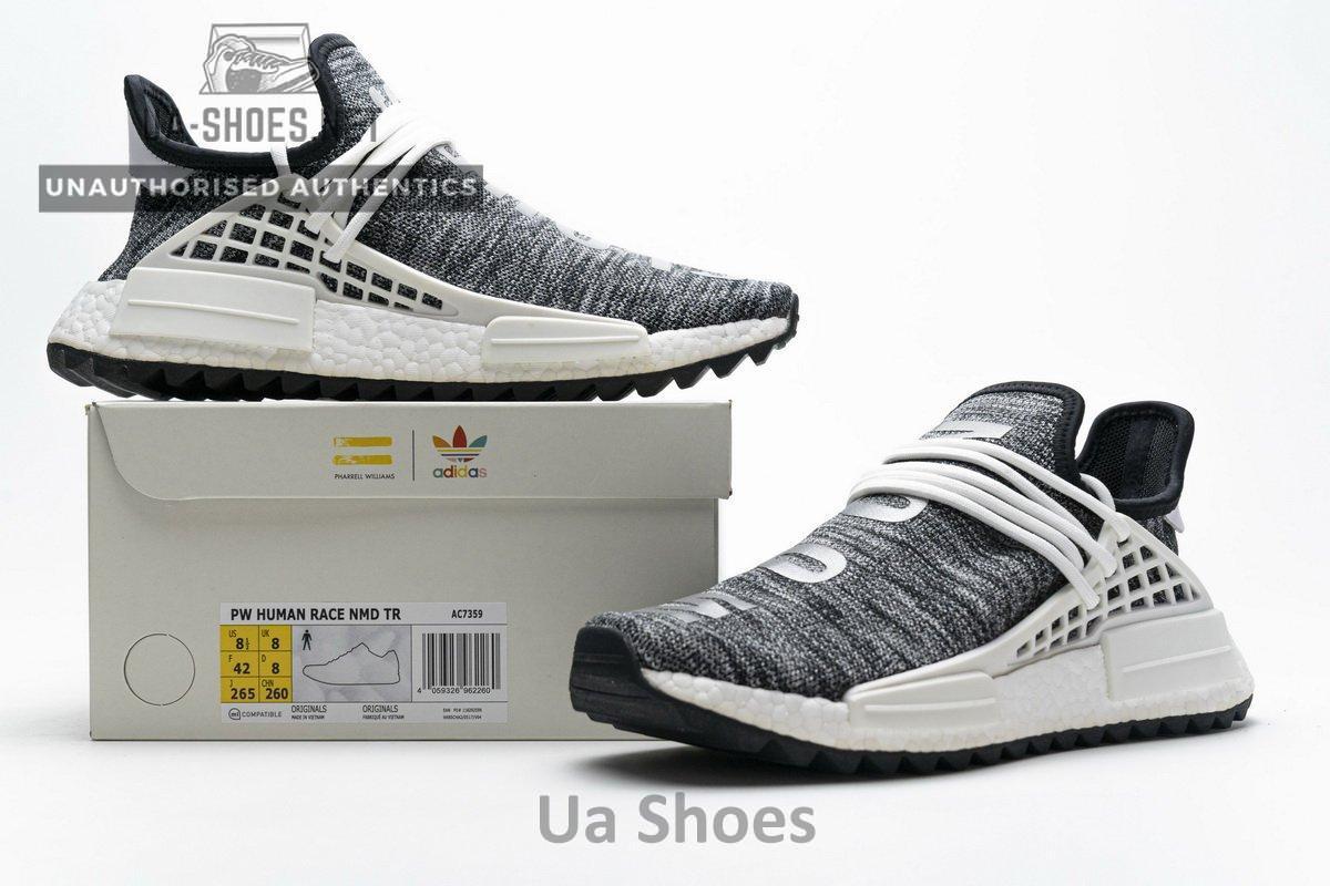 Pharrell Williams x Adidas NMD Human Race “Core Black” Real Boost AC7359 - Image 3
