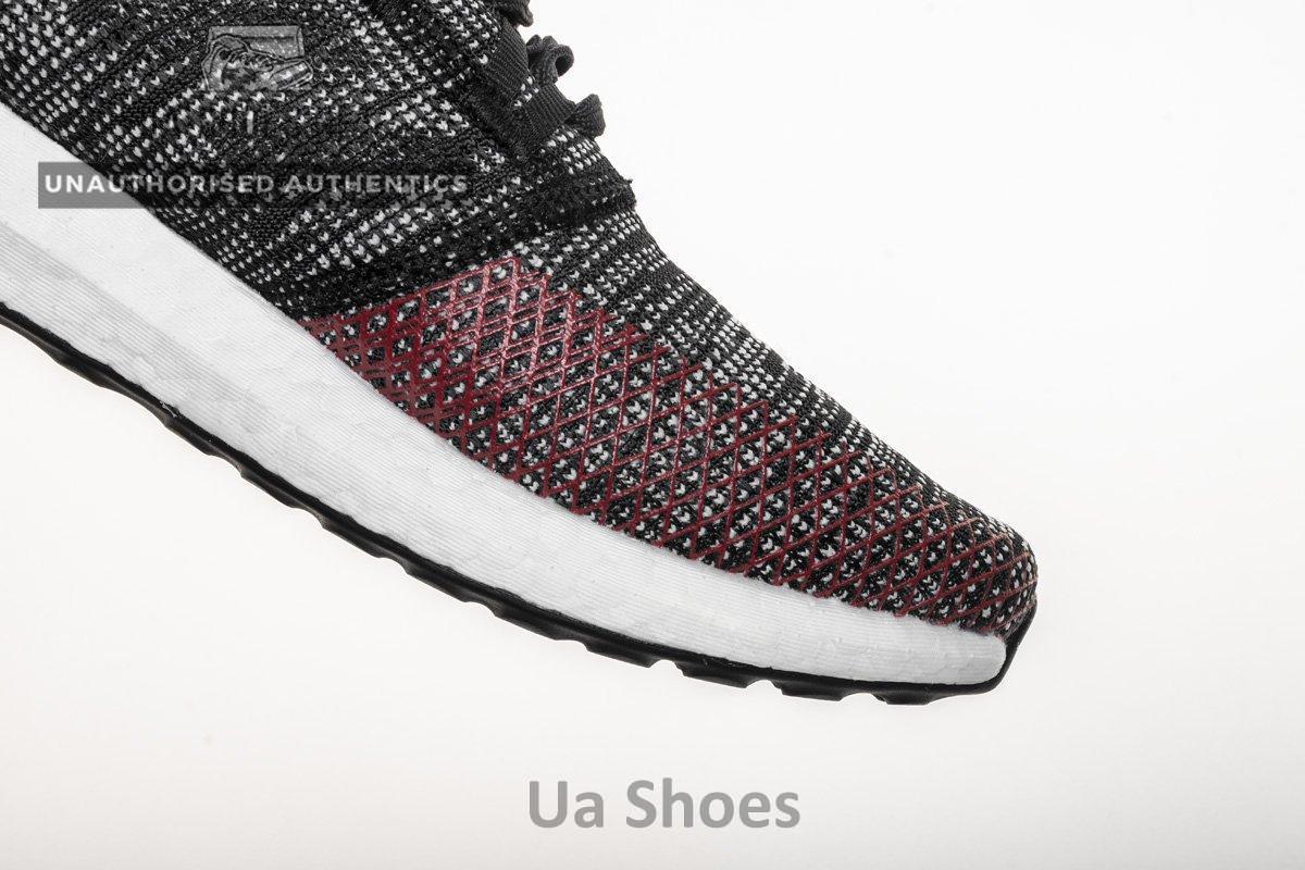 Adidas Pure Boost GO "Carbon/Core Black/Power Red" AH2323 - Image 7