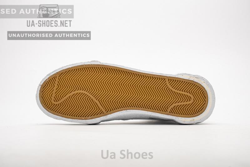 BV0072-100 Sacai x Nike Blazer Mid White Grey - Image 7