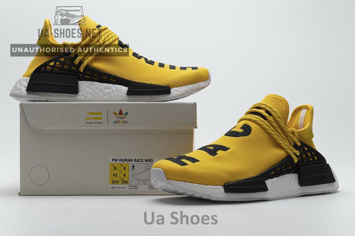 Pharrell Williams x Adidas NMD Human Race “Yellow” Real Boost BB0619 - Image 3