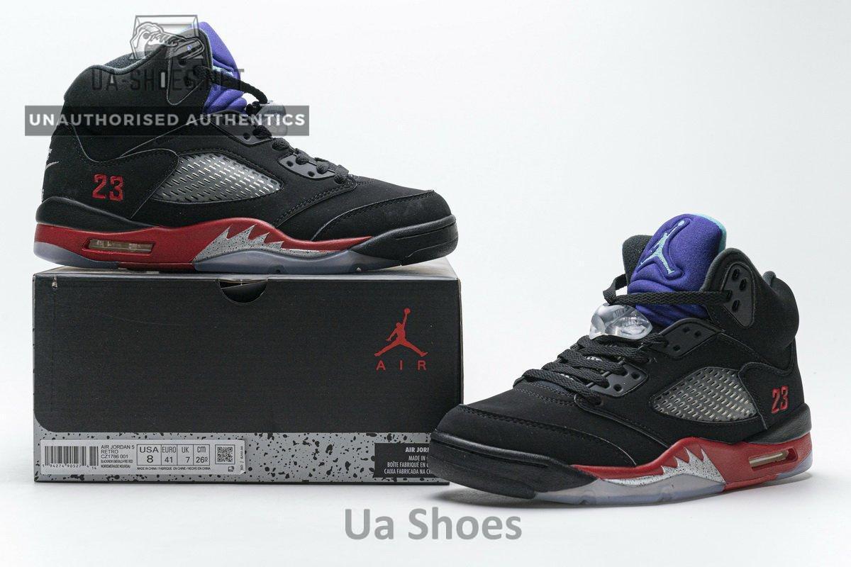 CZ1786-001 Air Jordan 5 Retro Top 3 Black - Image 2