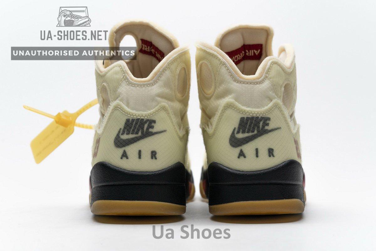 DH8565-100 OFF White x Air Jordan 5 Retro SP Sail - Image 7
