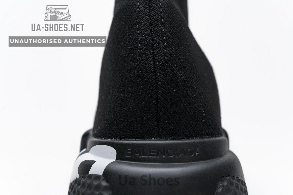 Balenciaga Stretch Mesh High Top Sneaker All Black - Image 8