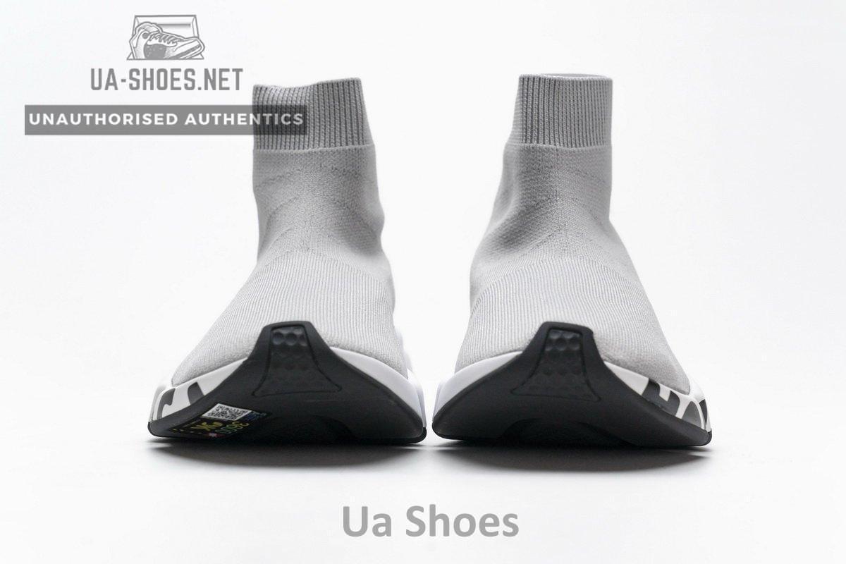 Balenciaga Stretch Mesh High Top Sneaker Grey - Image 5