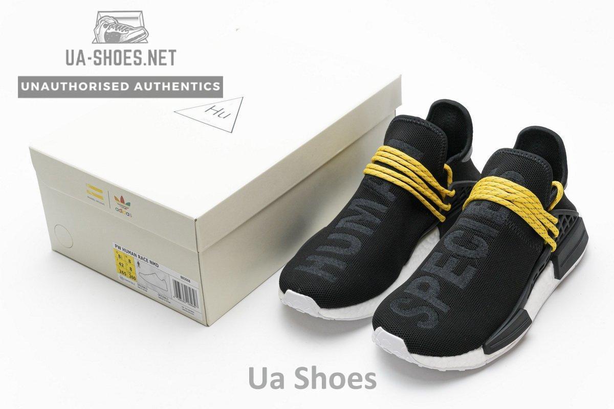 Pharrell Williams x Adidas NMD Human Race “Black” Real Boost BB3068 - Image 3