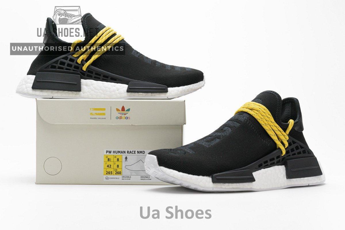 Pharrell Williams x Adidas NMD Human Race “Black” Real Boost BB3068 - Image 2