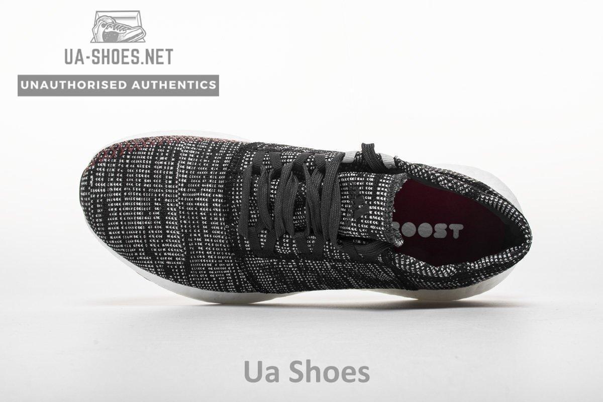 Adidas Pure Boost GO "Carbon/Core Black/Power Red" AH2323 - Image 14