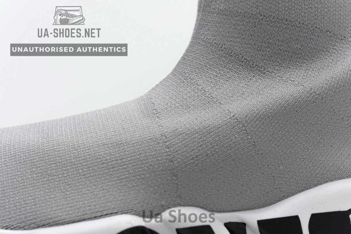 Balenciaga Stretch Mesh High Top Sneaker Grey - Image 11