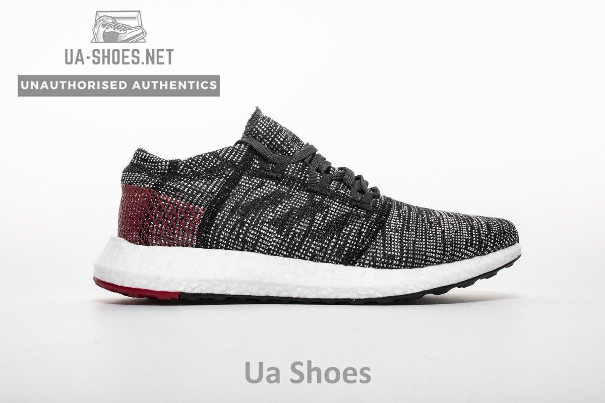 Adidas Pure Boost GO "Carbon/Core Black/Power Red" AH2323 - Image 18