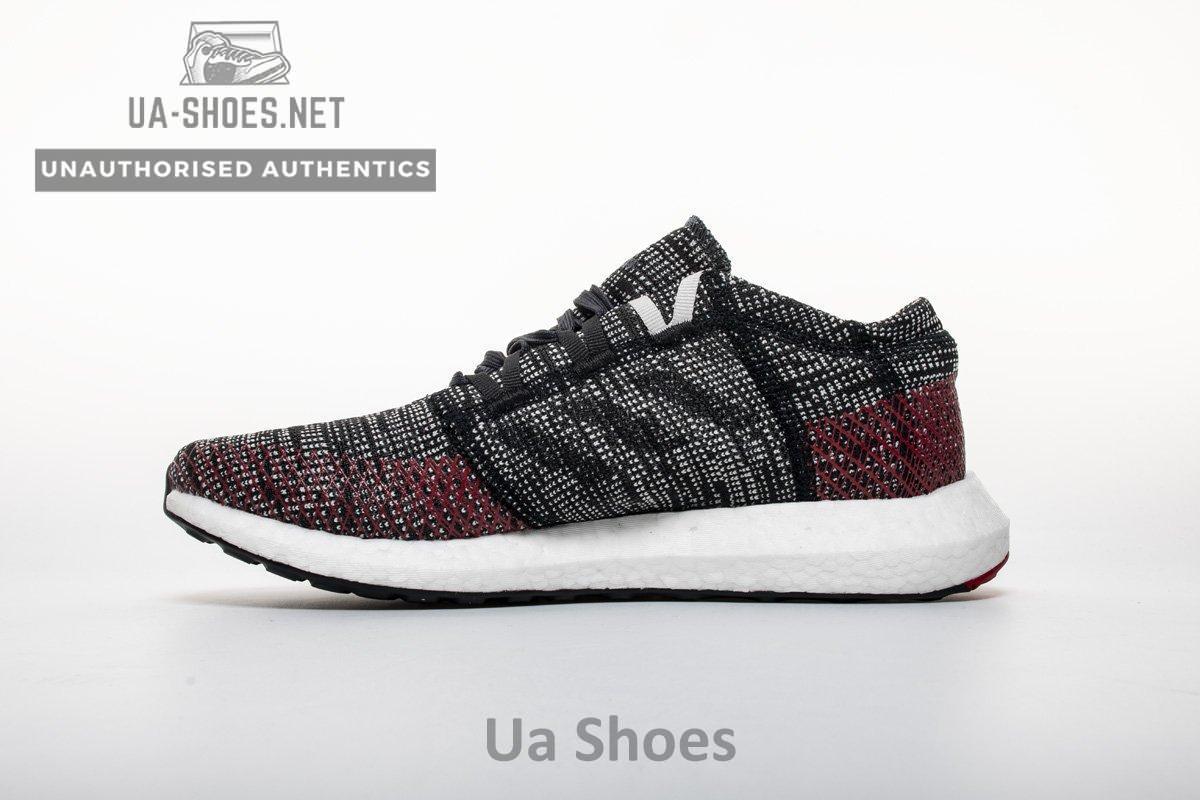 Adidas Pure Boost GO "Carbon/Core Black/Power Red" AH2323