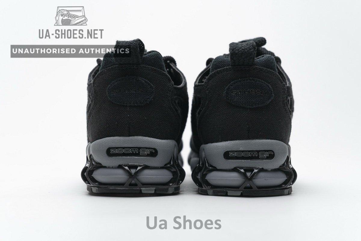 CQ5486-001 Stussy x Nike Air Zoom Spiridon Cage 2 Black Cool Grey - Image 7