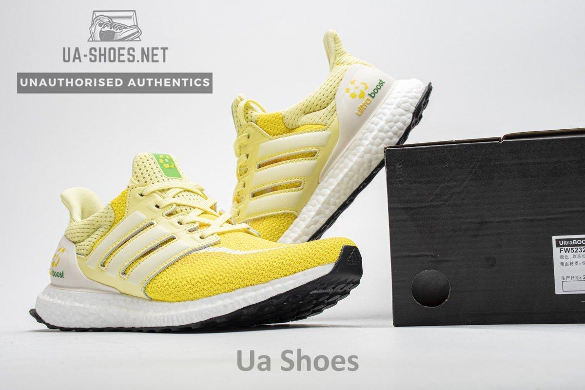 FW5232 adidas Ultra Boost 2.0 Real Boost Hanzhou White Yellow - Image 2