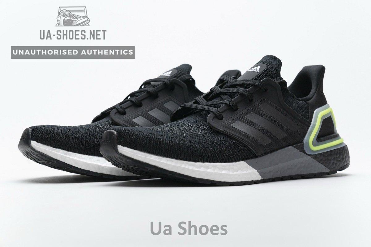 FY3452 adidas Ultra BOOST 20 CONSORTIUM Black Grey Green Real Boost - Image 4