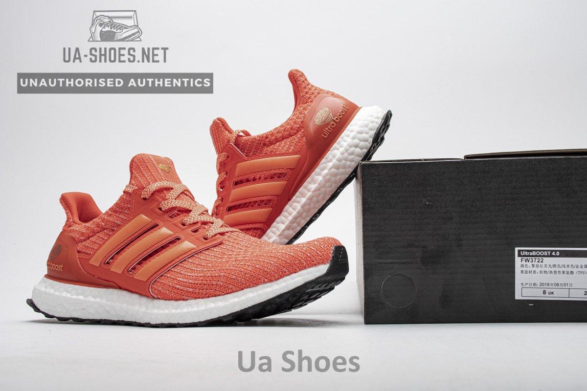 FW3722 adidas Ultra Boost 4.0 Real Boost Wuhan White Orange - Image 2