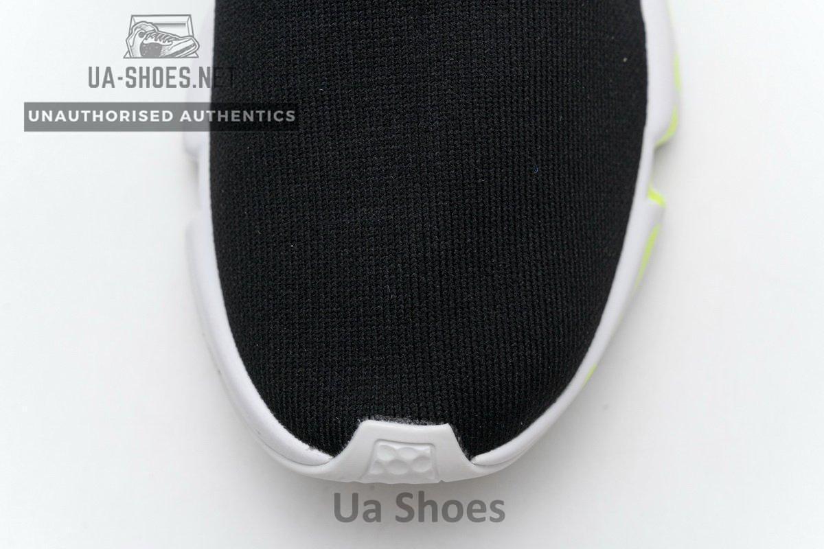 Balenciaga Stretch Mesh High Top Sneaker Black White - Image 13