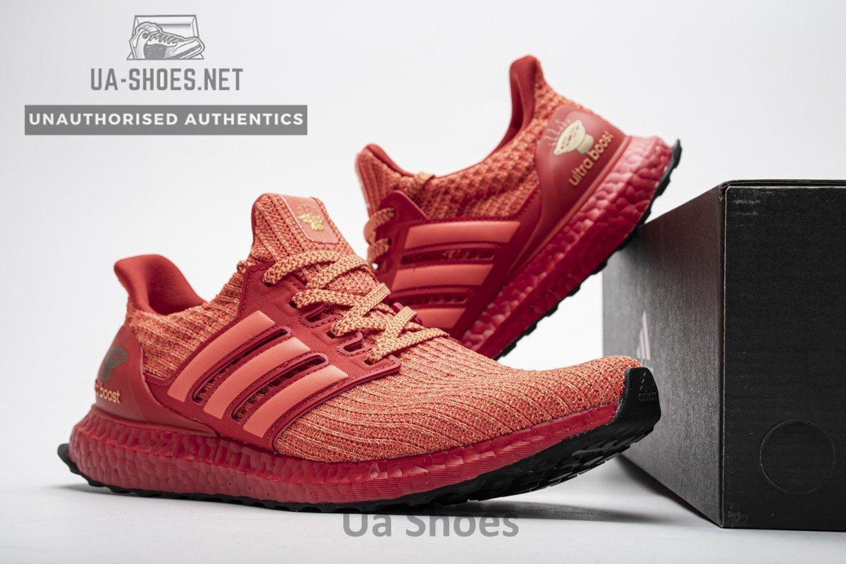 FW3723 adidas Ultra Boost 4.0 Real Boost Chengdu Red Orange - Image 2