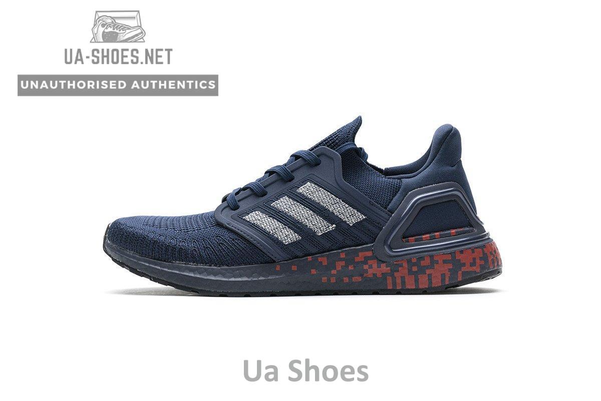 FY3451 adidas Ultra BOOST 20 CONSORTIUM Dark Blue Red Real Boost