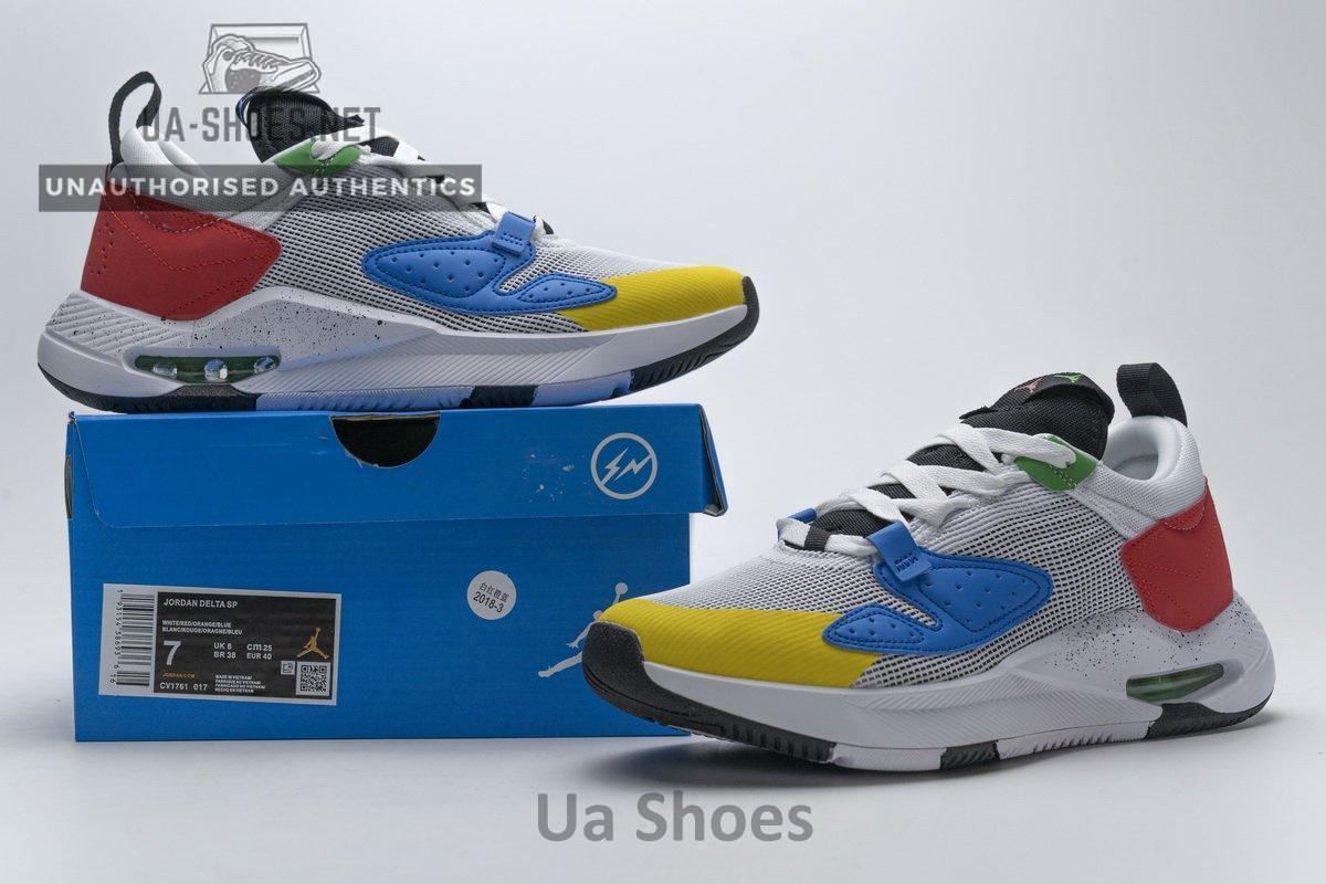 CV1761-017 Fragment Design x Jordan Delta SP White Red Orange Blue - Image 2