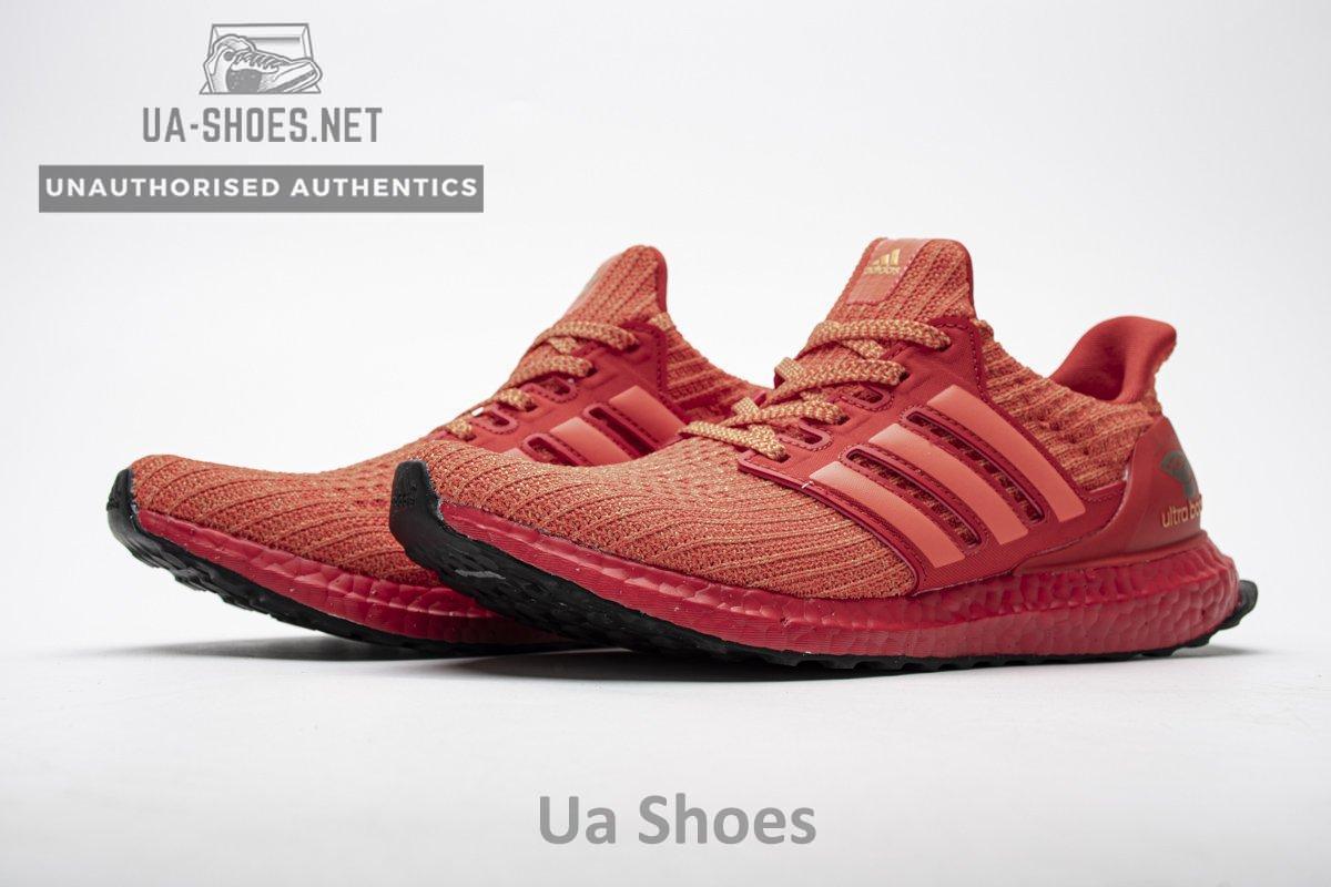 FW3723 adidas Ultra Boost 4.0 Real Boost Chengdu Red Orange - Image 4