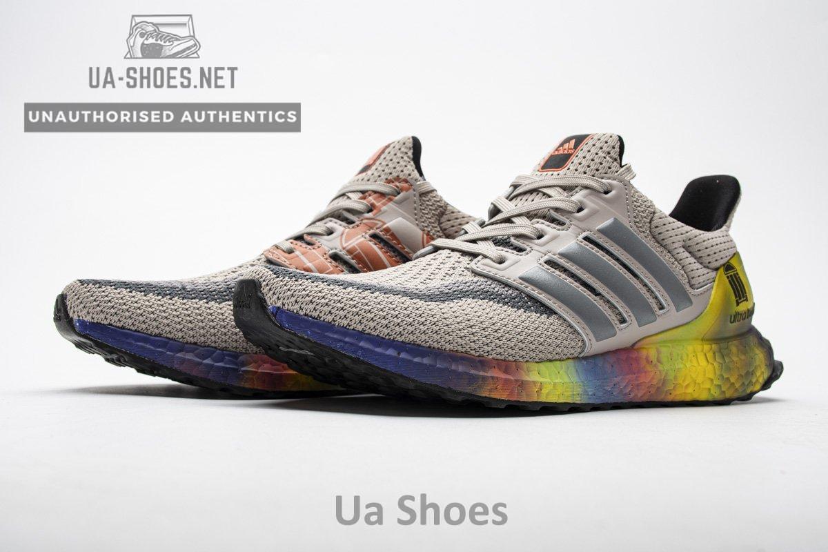 FW3726 adidas Ultra Boost 2.0 Real Boost Shanghai Grey Yellow - Image 4