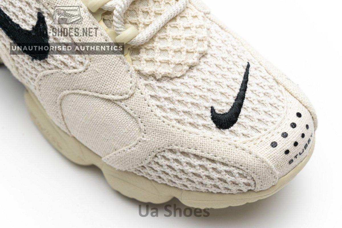 CQ5486-200 Stussy X Nike Air Zoom Spiridon Caged 2 Fossil - Image 12