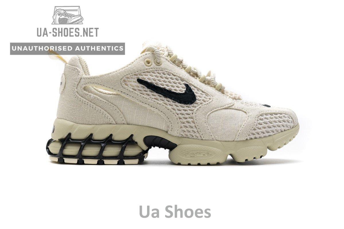CQ5486-200 Stussy X Nike Air Zoom Spiridon Caged 2 Fossil - Image 16