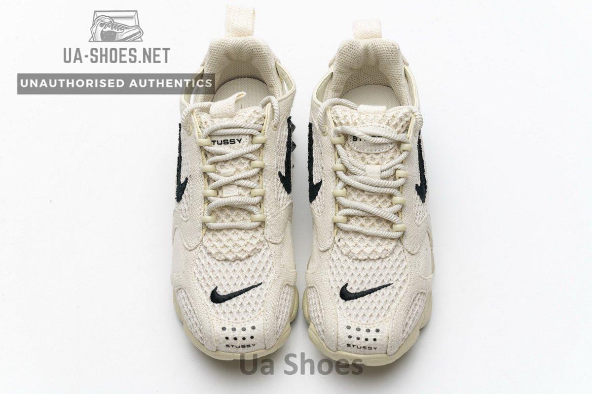 CQ5486-200 Stussy X Nike Air Zoom Spiridon Caged 2 Fossil - Image 6