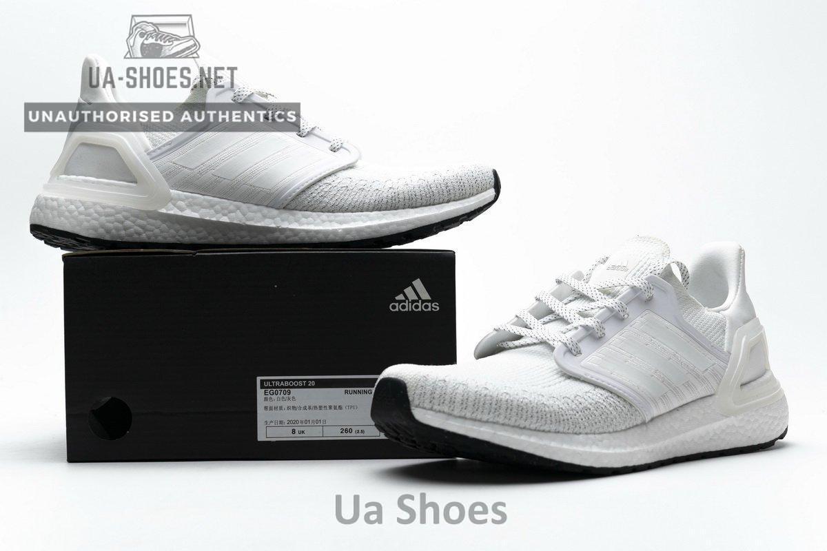 EG0709 adidas Ultra BOOST 20 White Reflective - Image 2