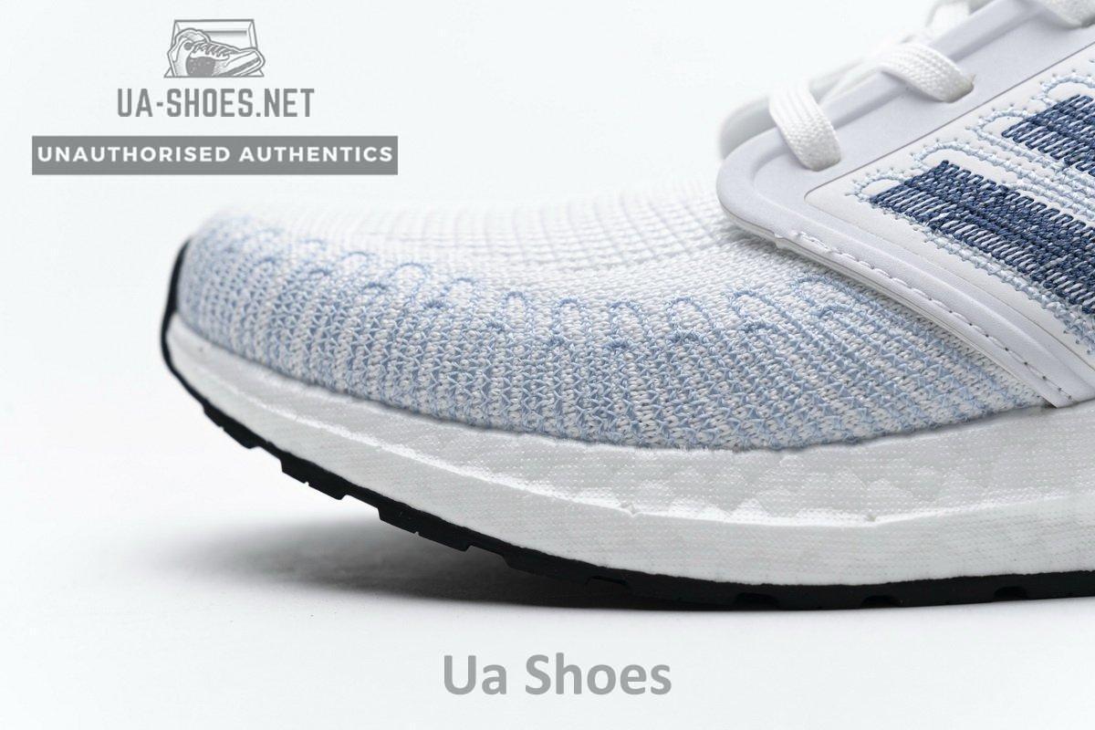 FY3454 adidas Ultra BOOST 20 White Light Blue - Image 11