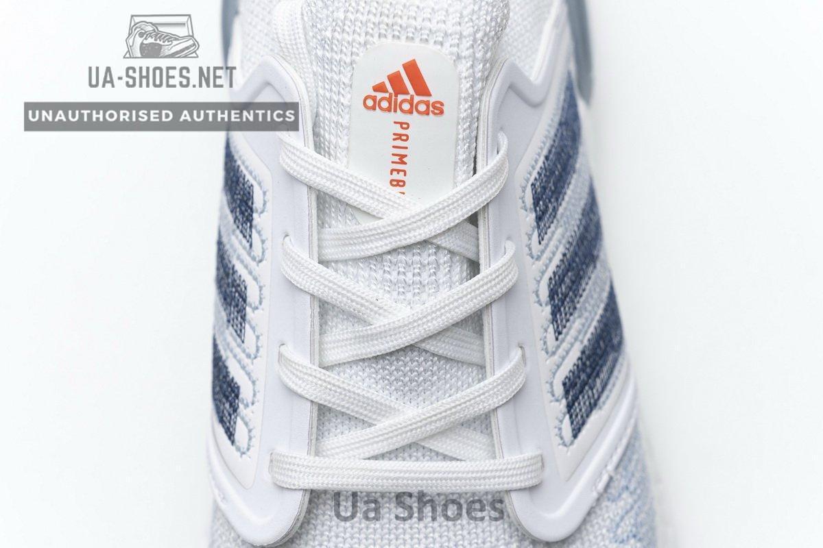 FY3454 adidas Ultra BOOST 20 White Light Blue - Image 13