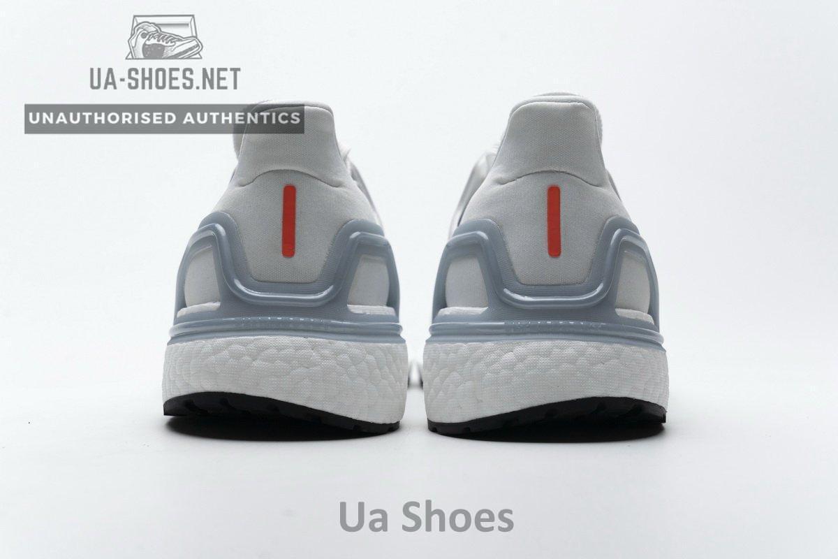 FY3454 adidas Ultra BOOST 20 White Light Blue - Image 7