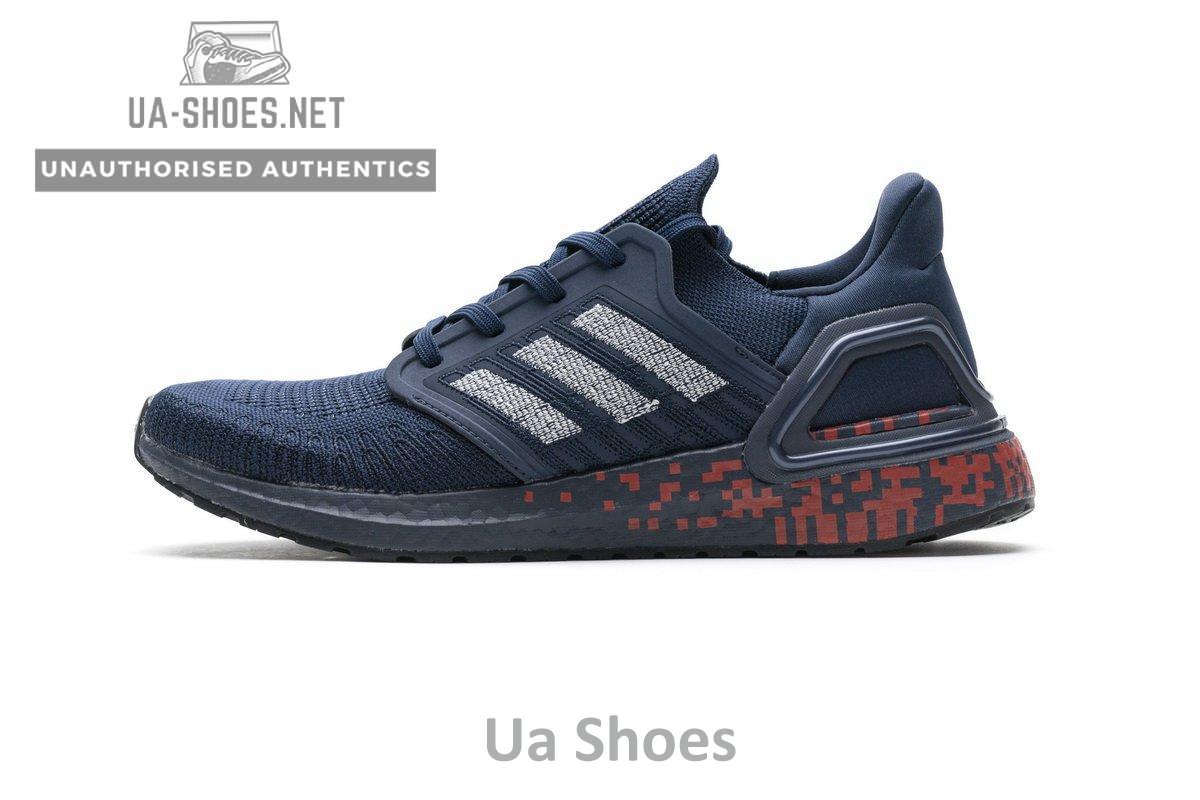 FY3451 adidas Ultra BOOST 20 CONSORTIUM Dark Blue Red Real Boost - Image 15