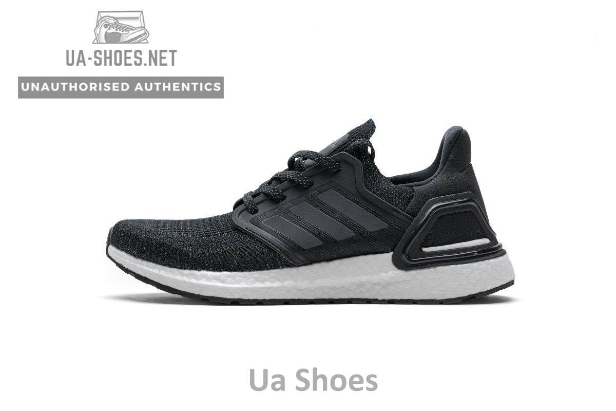 EG0708 adidas Ultra BOOST 20 Black Grey Reflective