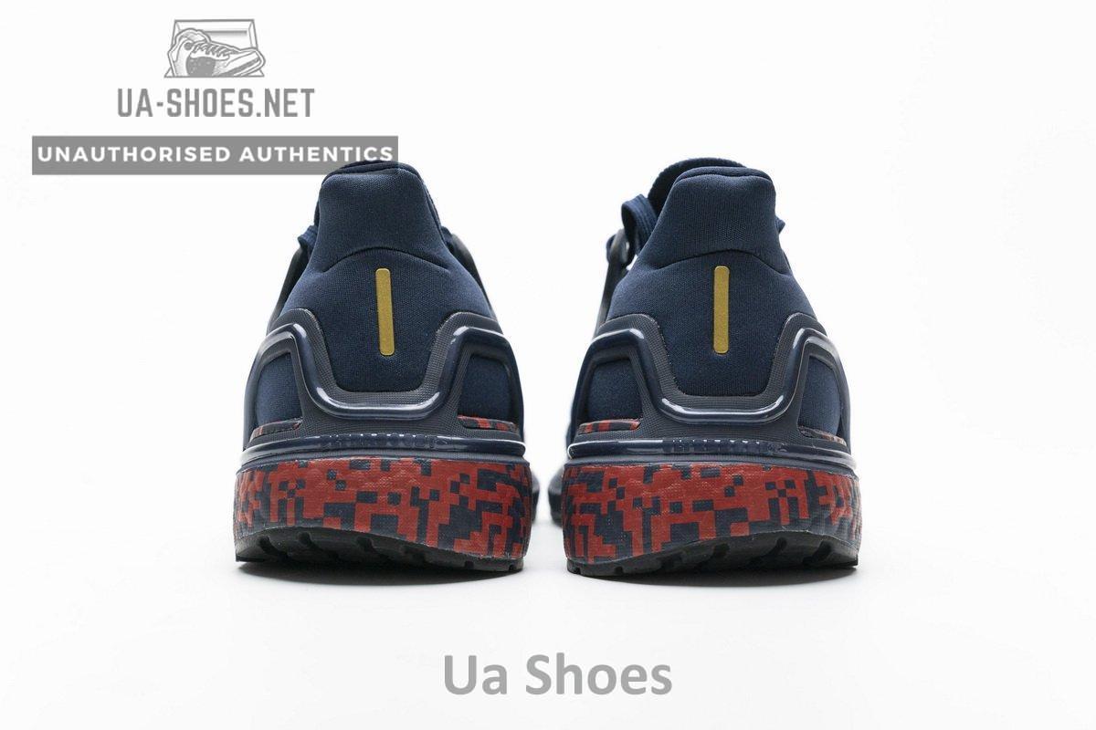 FY3451 adidas Ultra BOOST 20 CONSORTIUM Dark Blue Red Real Boost - Image 7