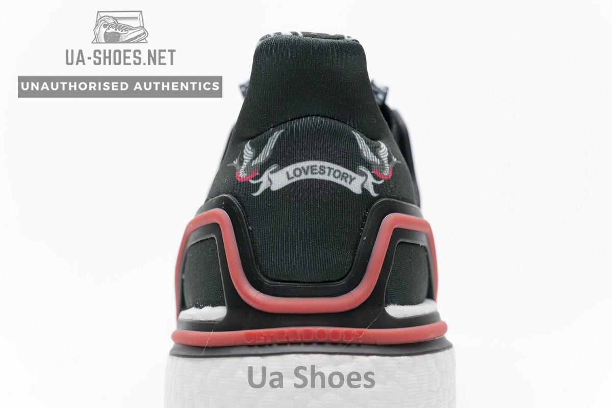 FX8895 adidas Ultra BOOST 20 Black White Red - Image 8