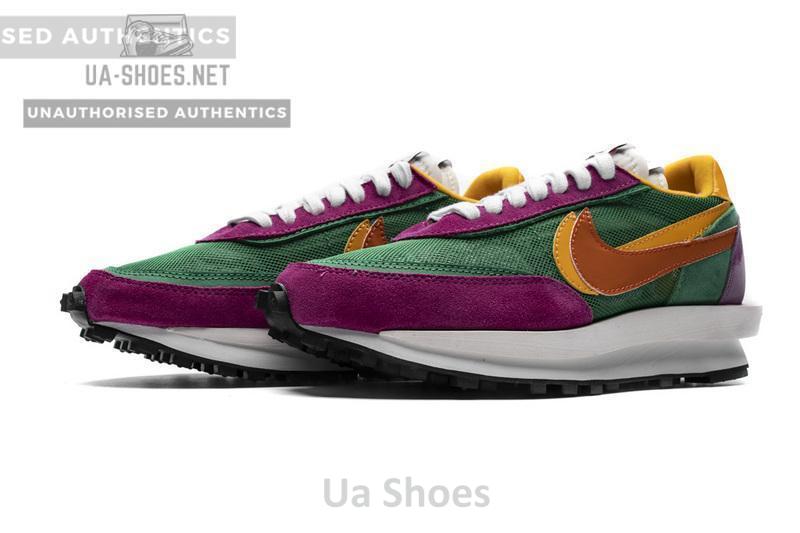 Sacai x Nike LDWaffle GreenPinkOrange BV0073-301 - Image 4